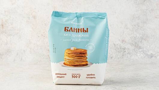 Смесь для выпечки блинов бездрожжевая, 300 гр, ВкусВилл