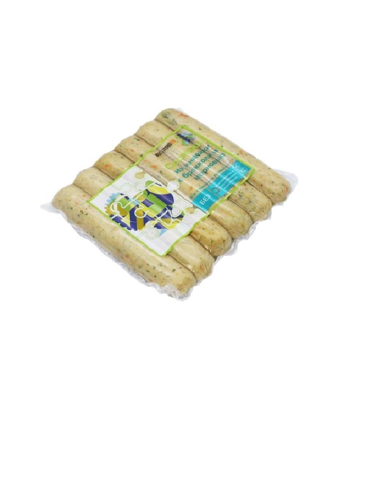 Сосиски из индейки с брокколи и морковью, 300 гр, Востряково