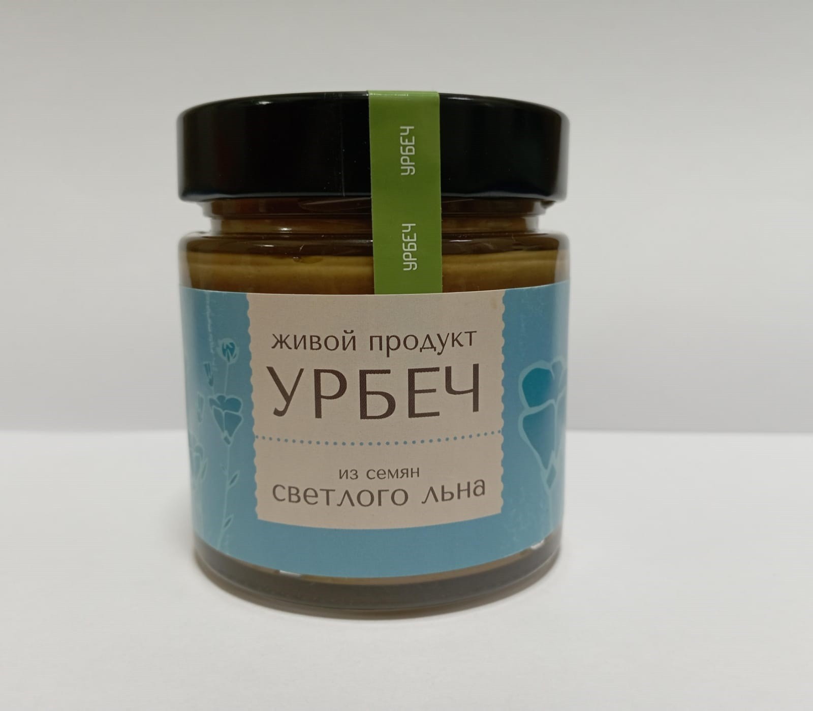 Урбеч из семян светлого льна, 200 гр, Живой продукт