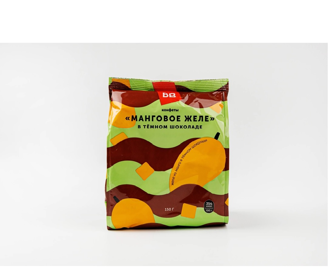 Конфеты Манговое желе в темном шоколаде, 150 гр, ВкусВилл