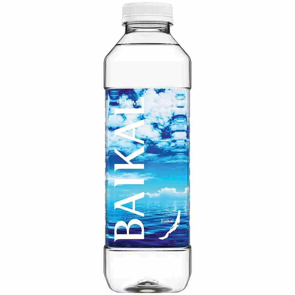 Вода негазированная, 0,85 л, Байкал