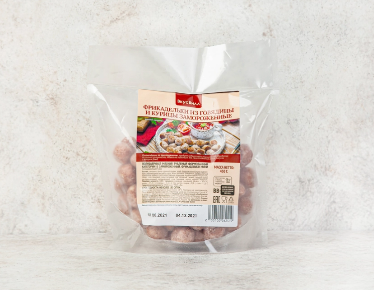 Фрикадельки из говядины и курицы, 450 гр, ВкусВилл