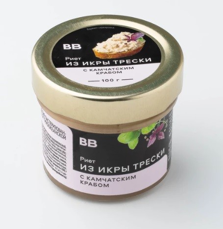 риет с камчатским крабом