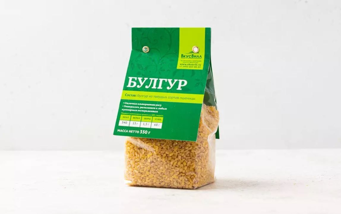 Булгур из твердых сортов пшеницы, 350 гр, ВкусВилл