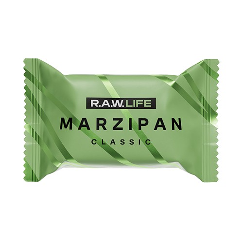Батончик ореховый Классический марципан - Classic, 19 гр, Raw Life