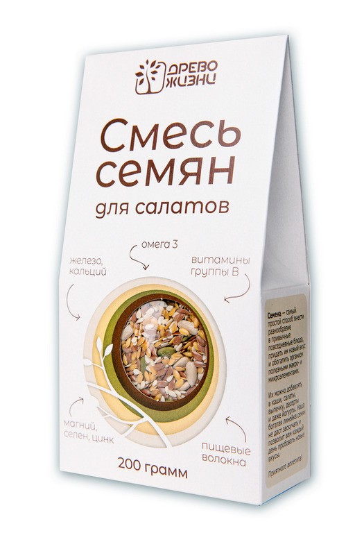 Смесь семян для салатов, 200 гр, Древо жизни