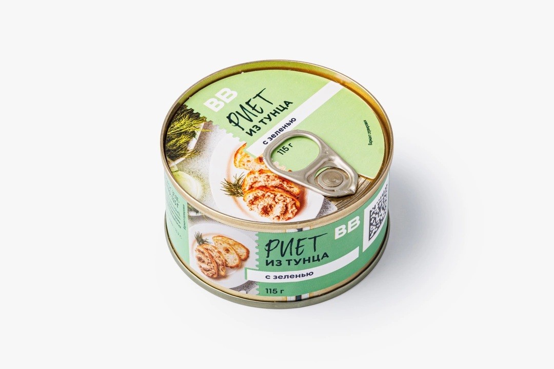 Риет из тунца с зеленью, 115 гр, ВкусВилл