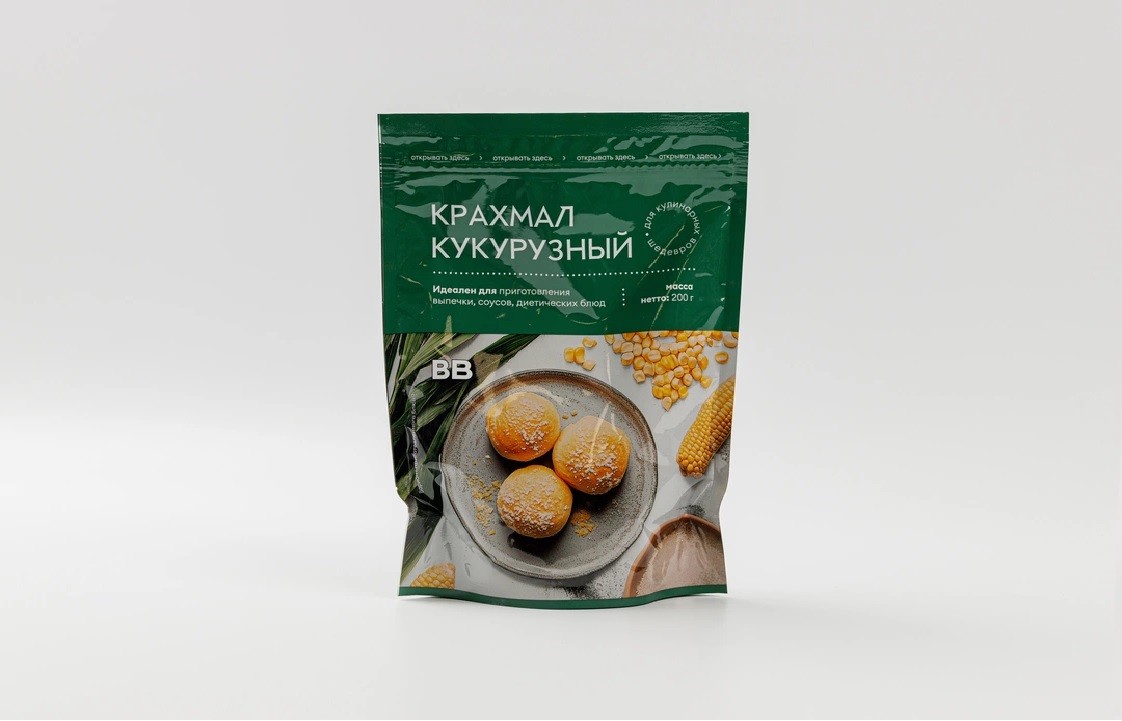 Крахмал кукурузный, 200 гр, ВкусВилл