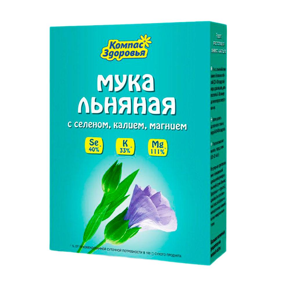 Мука льняная с селеном калием и магнием 300 гр