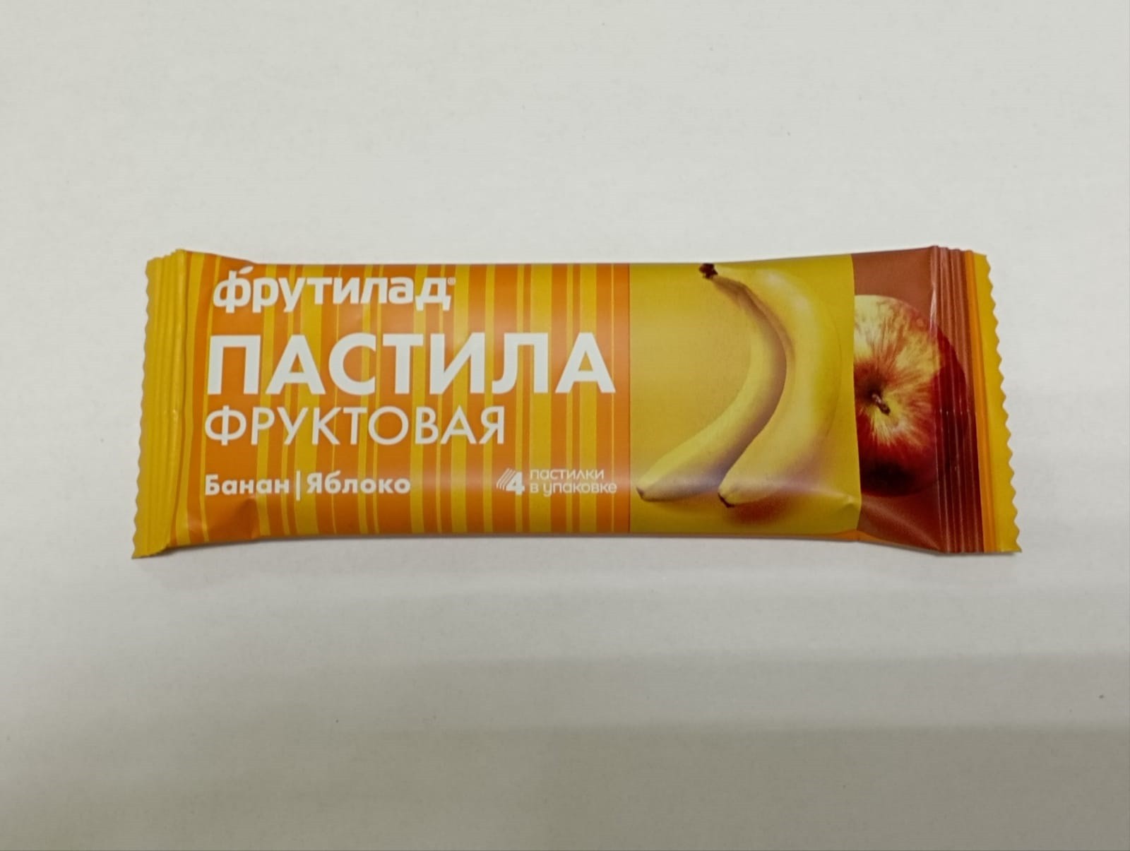 Пастила фруктовая Банан-яблоко, 30 гр, Фруктовая энергия