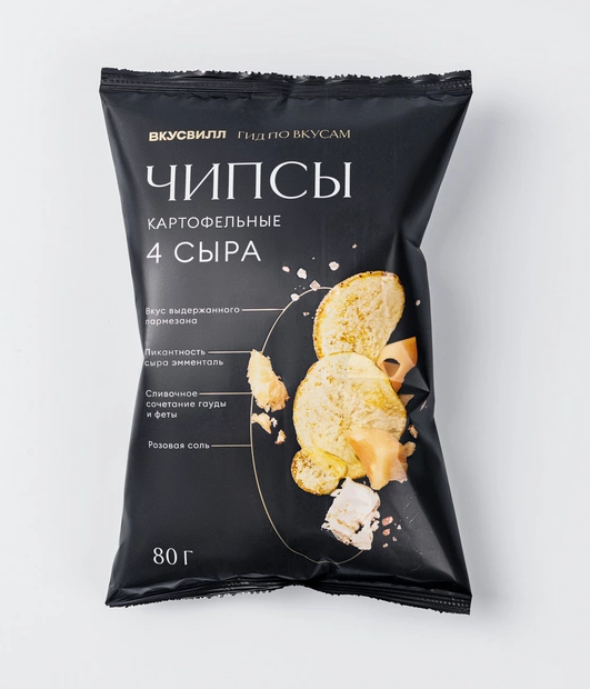 чипсы карт 4 сыр