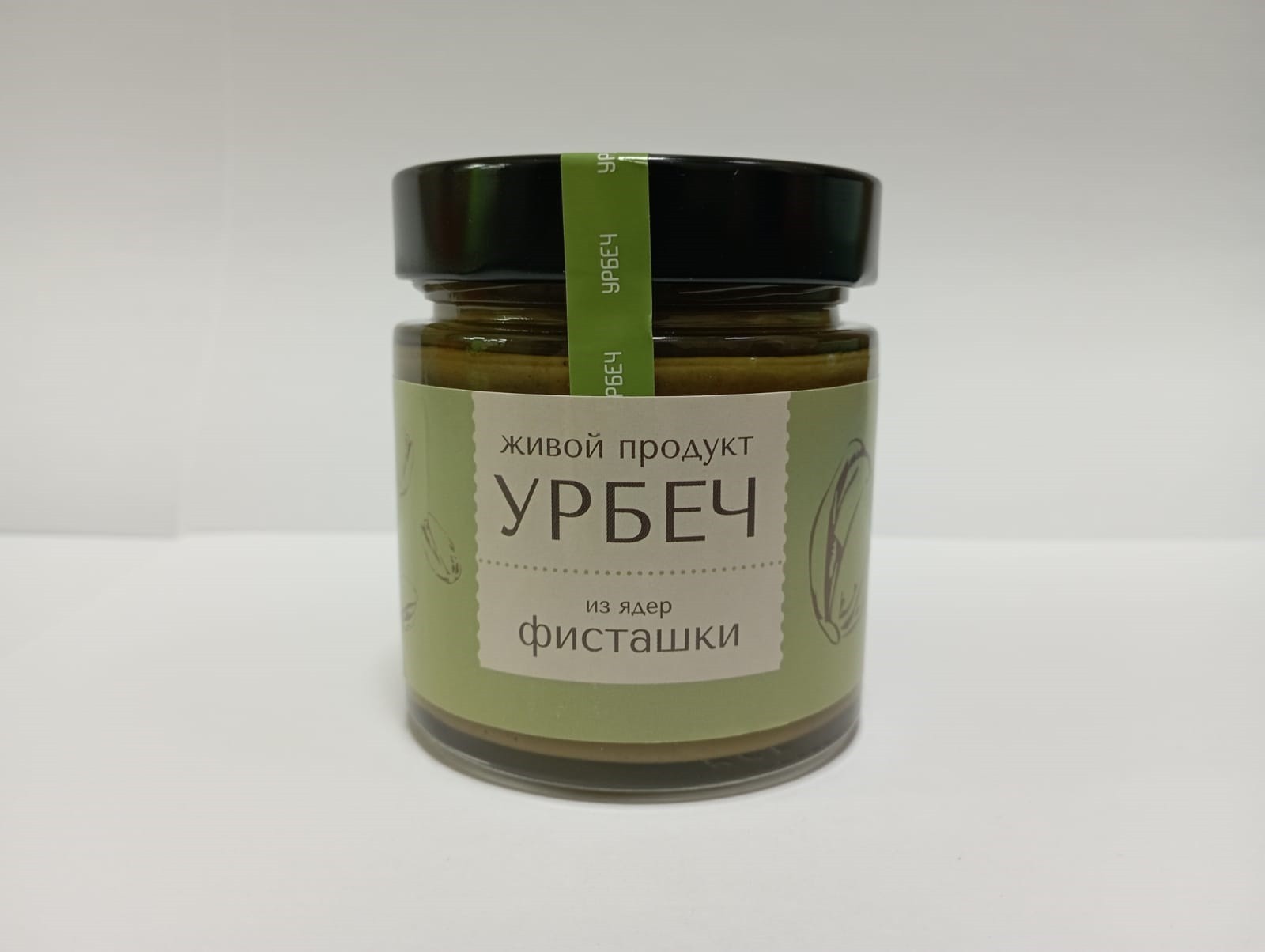 Урбеч из ядер фисташки, 200 гр, Живой продукт