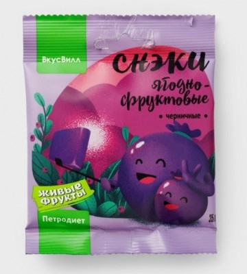 снэки черничные