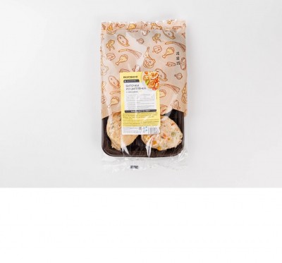 Биточки из цыпленка с овощами замороженные, 390 гр, ВкусВилл