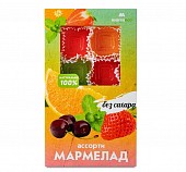 Мармелад "Ассорти" без сахара, 170 гр, Marmeco