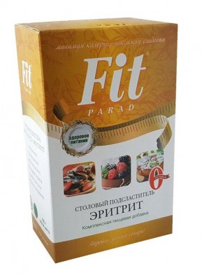 Подсластитель Эритрит, 400 гр, Fit parad