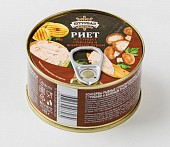 В_Риет (паштет) из тунца с грибами и жареным луком, 115 гр, ВкусВилл