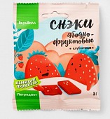 Снеки ягодно-фруктовые "Клубничные", 35 гр, ВкусВилл