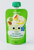 Пюре из груши, банана и киви, 90 гр, ВкусВилл