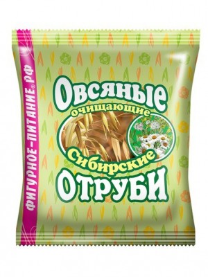 Отруби Сибирские овсяные очищающие, 200 гр, Сибирская клетчатка